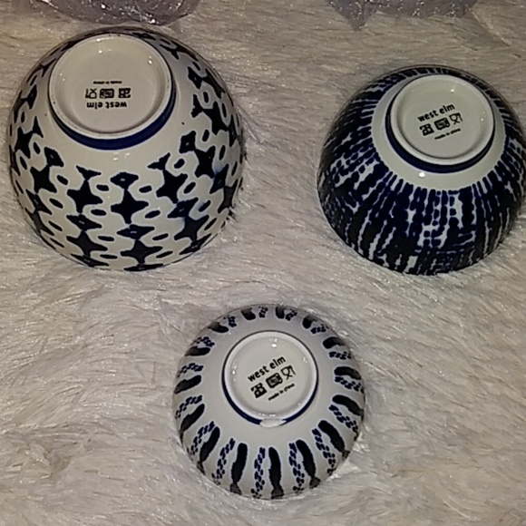 Indigo tie-die bowls - Picture 6 of 8